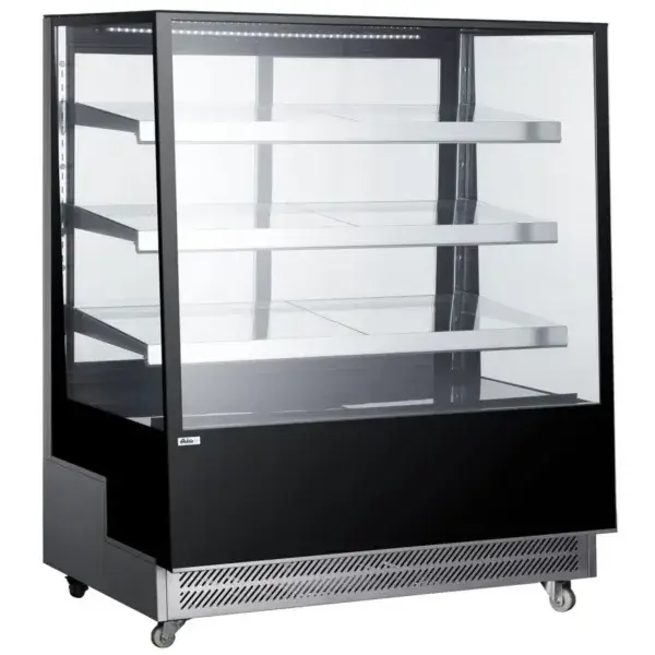 Koop Vandaag Hendi koelvitrine Arktic 650L 3 schuine schappen 230V zwart