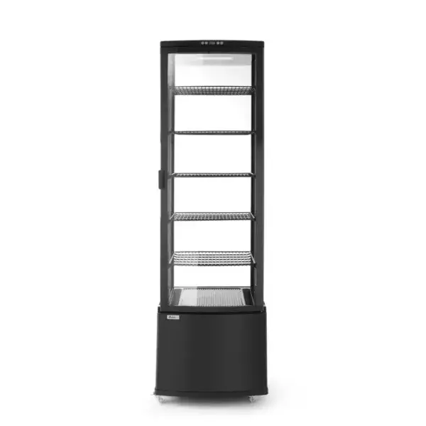 Koop Vandaag Hendi koelvitrinekast Arktic 270L zwart 230V/290W 556x526x1913mm