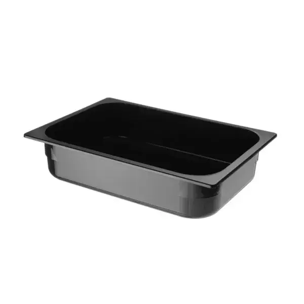 Premium Ijscontainer van polycarbonaat, hendi, 5l, zwart, 360x250x(h)80mm