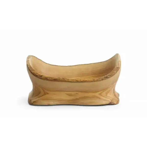 Laatste Kans Hendi decoratieve kom olijfhout 365x200x290 mm voor snackpresentatie