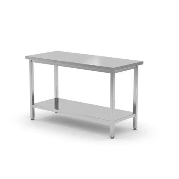 Centrale werktafel – geschroefd, hendi, profi line, 1400x700x(h)850mm Actieprijs