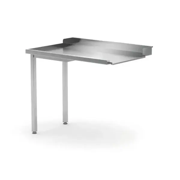 Weekendaanbieding Hendi uitlooptafel vaatwasser linkerzijde 1000x700x900mm RVS
