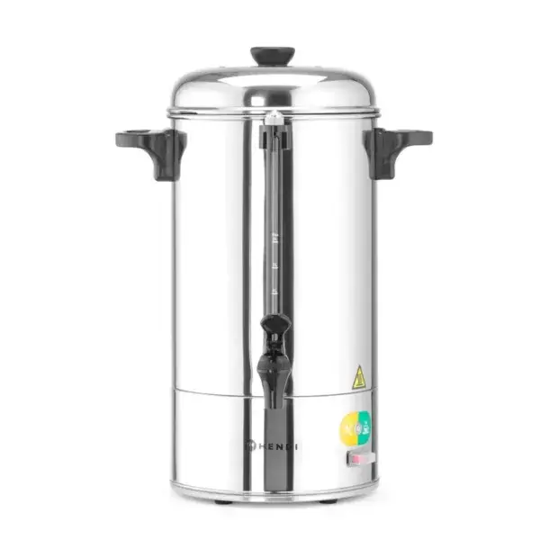 Populair Hendi Percolator 6L 230V/1500W RVS koffiemachine met filterpan en peilglas