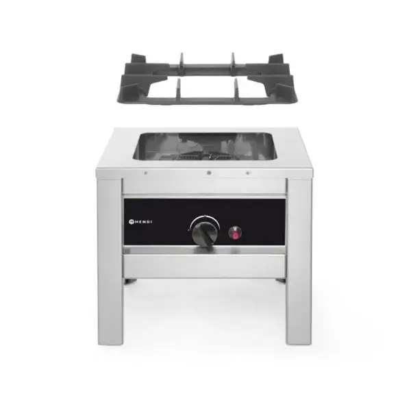 Lage Kosten Hendi Profi Line gasfornuis 6,7 kW 425x425x400 mm roestvast staal