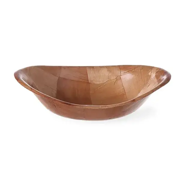 Hendi ovaal pitabakje 255x190 mm kunststof met elzenhout niet voor direct voedselcontact Laatste Kans