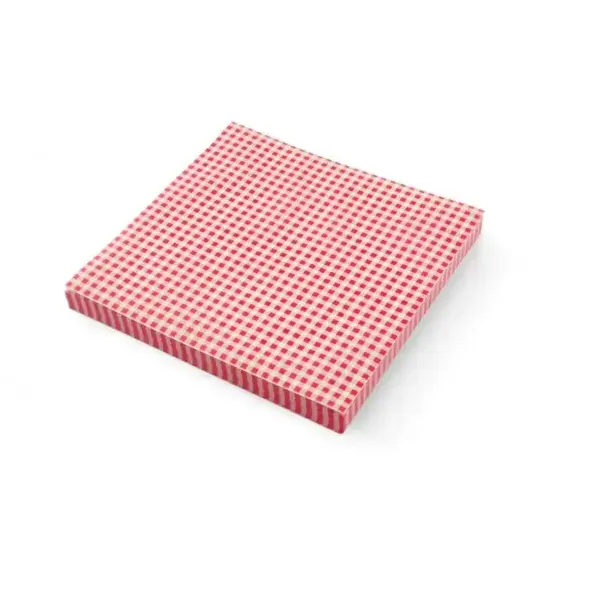 Merkproduct Hendi vetbestendig papier rood-wit ruit 305x305 mm 500 vellen