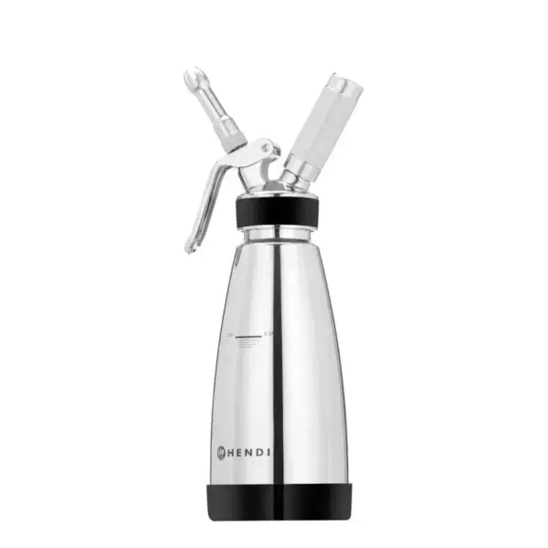 Hendi Thermo Whipper 0,5L dubbelwandige RVS sifon Ø95mm voor warme en koude sauzen Rechtstreeks Van De Fabrikant