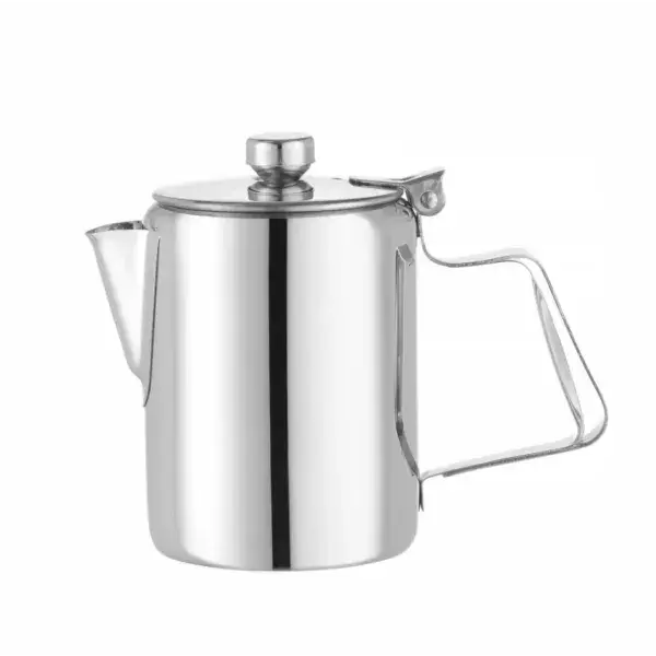 Hendi koffie- en theekan 0,3L met scharnierend deksel RVS Direct Beschikbaar