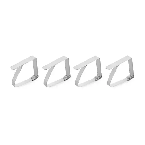 Hendi tafelkleedklem 4 stuks 50x10x40mm metalen uitvoering Lage Kosten