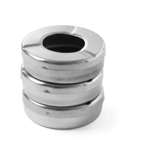 Gratis Retour Hendi asbak met deksel 3 stuks ⌀90x28mm RVS
