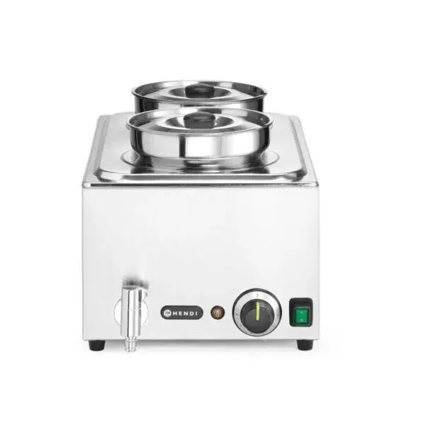 Hendi Bain-marie Ranger 2x 4L met deksel RVS 220-240V 1000W Gereduceerde Prijs