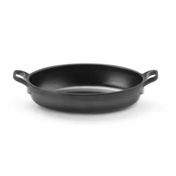 Hendi mini ovale pan Little Chef Fine Dine 155x80x37 mm zwart melamine vaatwasserbestendig Exclusieve Aanbieding