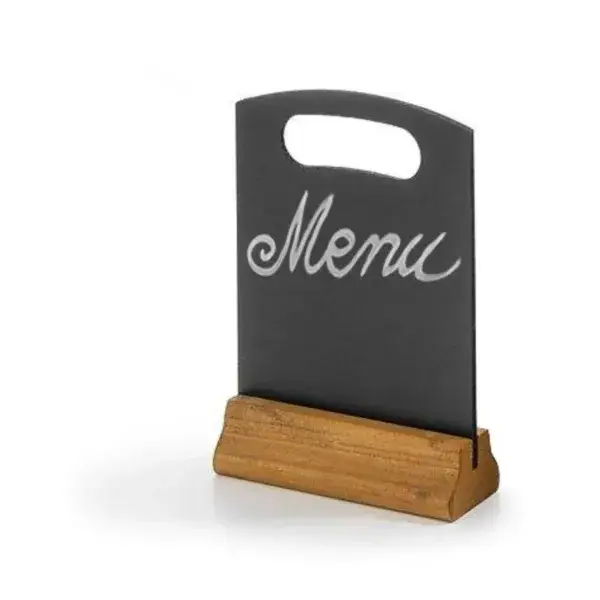 Nieuw Hendi tafel krijtbord 2 stuks 150x50x230mm zwart met houten voet