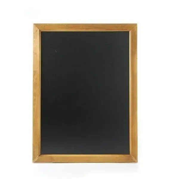Merkproduct Hendi Muur krijtbord 600x800 mm met houten lijst en bevestigingshaak