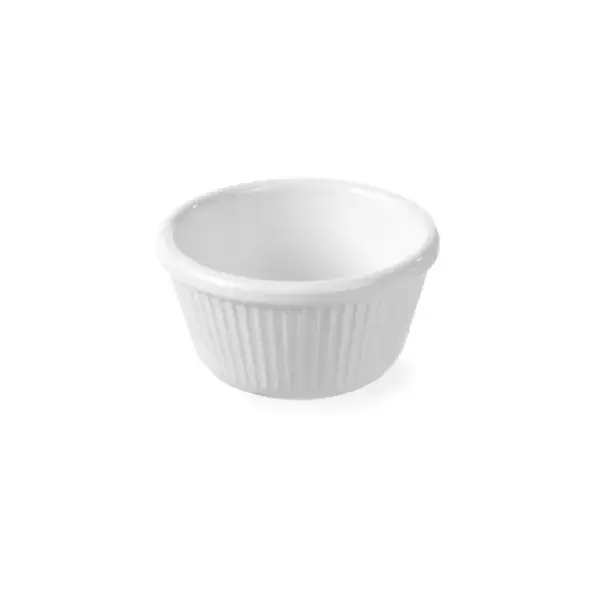 Beperkt Aanbod Hendi Ramekin 0,1L melamine geribbeld ⌀85x45mm vaatwasbestendig