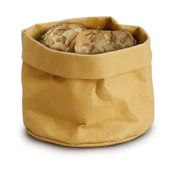 Favoriet Hendi papieren broodzak beige 170x170x150mm voedingsveilig kraftpapier