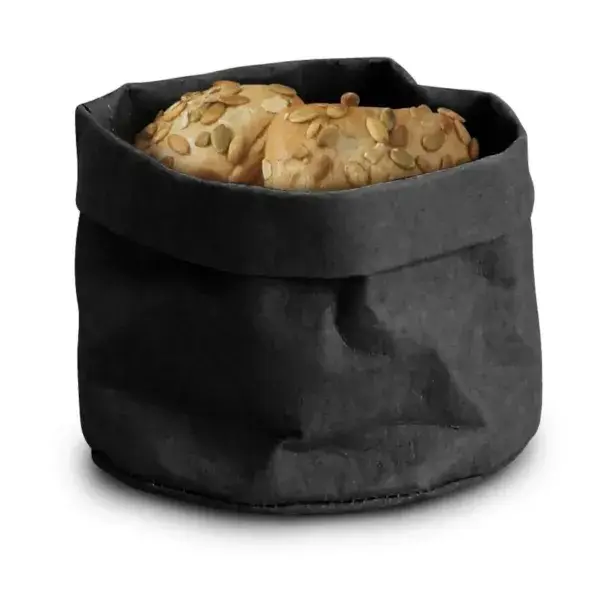 Hendi papieren broodzakken zwart 170x170x150 mm voedselveilig kraftpapier Shop Nu