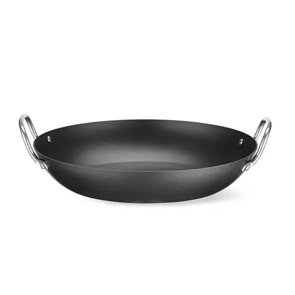 HENDI Serveerpan carbonstaal Ø243x80 mm ovenbestendig Beperkt Aanbod