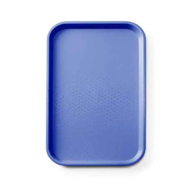 Fastfooddienblad polypropyleen gn 1/1, amerbox, gn 1/1, blauw, 530x325x(h)20mm Lage Kosten
