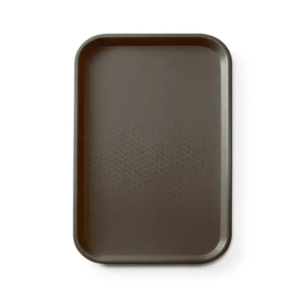 Fastfooddienblad polypropyleen gn 1/1, amerbox, gn 1/1, bruin, 530x325x(h)20mm Dagaanbieding