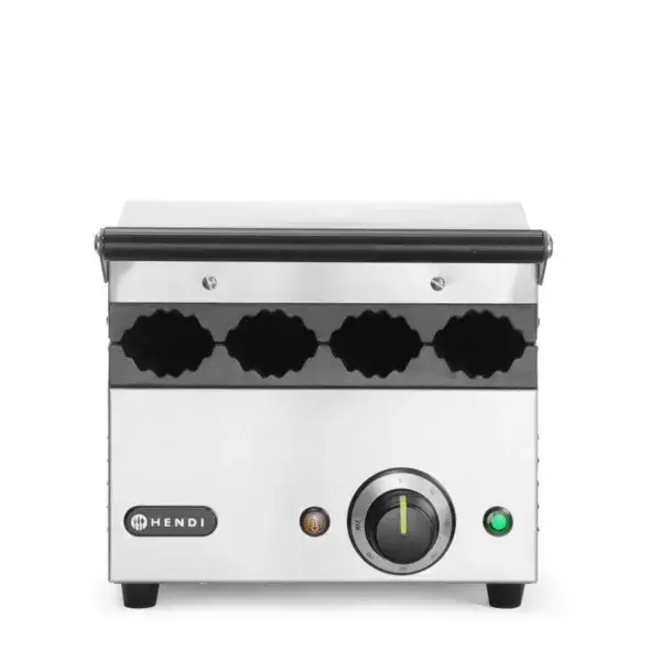 Nu Kopen Hendi contactgrill hotdogs en wraps 4 sleuven 220-240V 1800W 385x285x254mm RVS