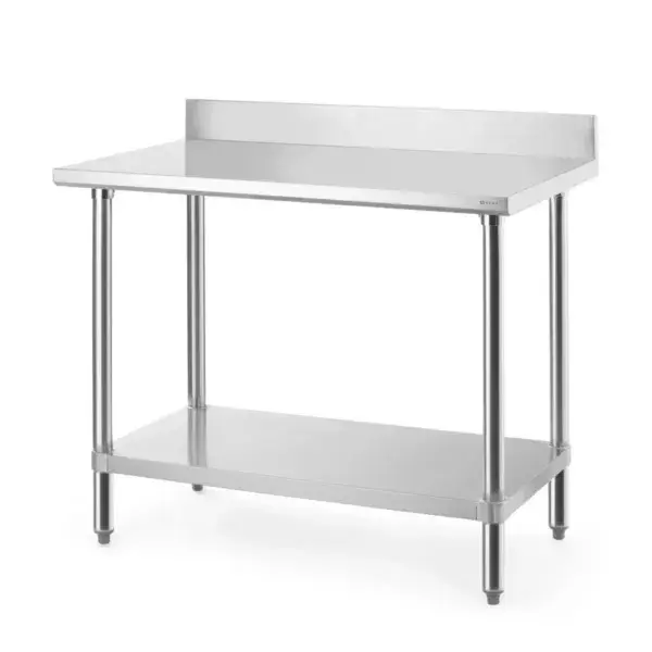 Werktafel met spatrand, hendi, budget line, 1000x600x(h)950mm Premium