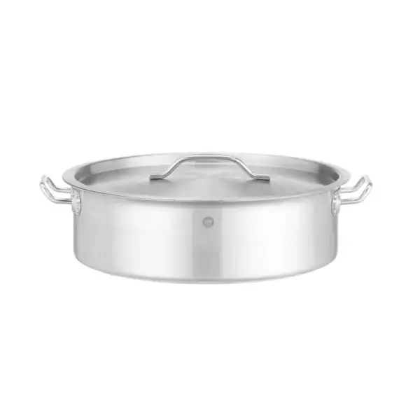 Superprijs Laag kookpan - met deksel, hendi, 10,8l, ⌀360x(h)139mm