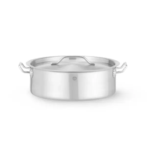 Beperkte Voorraad Laag kookpan - met deksel, hendi, 8,5l, ⌀320x(h)139mm
