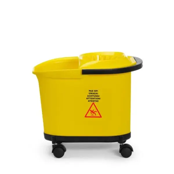 Dweilemmer, hendi, 16l, geel, 405x296x(h)340mm Op = Op