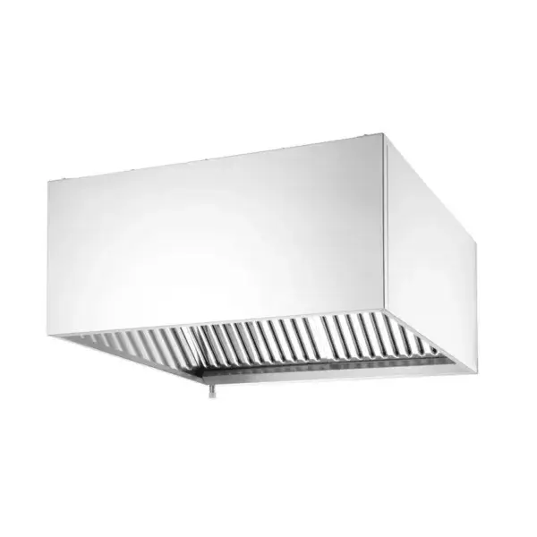 Hendi wandafzuigkap boltaansluiting 1205x1000x450mm RVS zilver Must-Have
