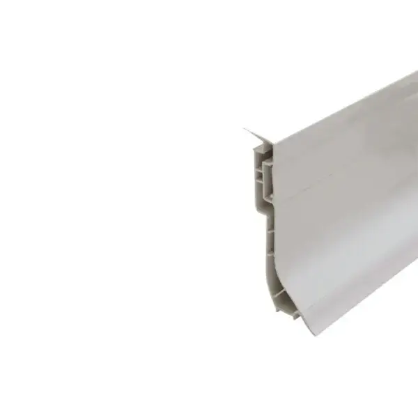 Dubbelwandige plint in pvc - 4mtr/lng Gratis Retour