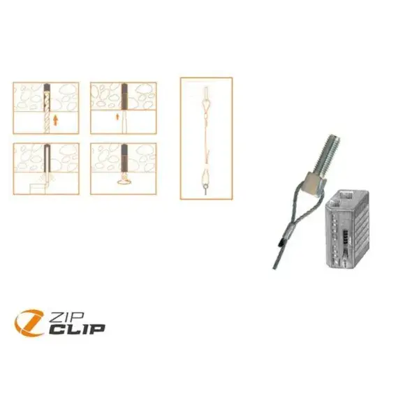 Thread-it m8x25mm ophangsysteem - 10mtr - belasting 50kg - 10pce/pck Bestel Nu