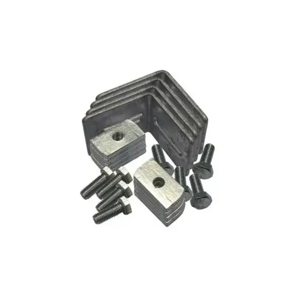Optionele bevestigingskit - voor 'h' frame stelpoten 305x305mm Veilige Betaling