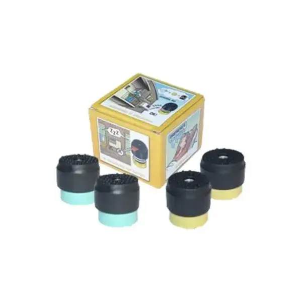 Gratis Retour Voetdemper - 50 tot 80kg - 4pce/pck - 2x geel + 2x blauw