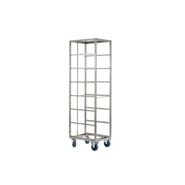 Nu Kopen Rvs regaalwagen bakery - 600x400mm - 7 niveaus - type t - in: 400mm