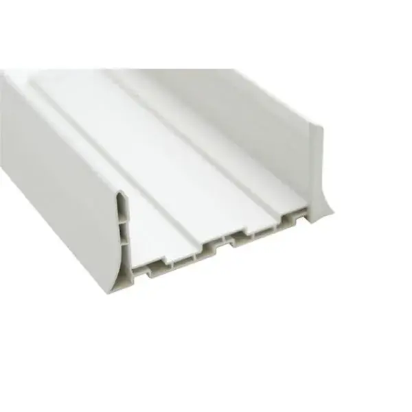 Bestel Nu Plintvormig u-profiel - 60mm - pvc - 3mtr/lng