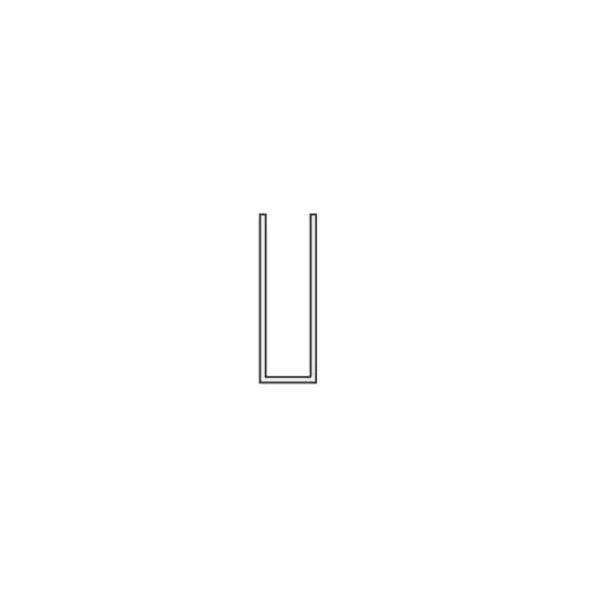 Shop Nu U profiel - pvc - voor 6mm glas - 30x6mm - 3mtr/lng