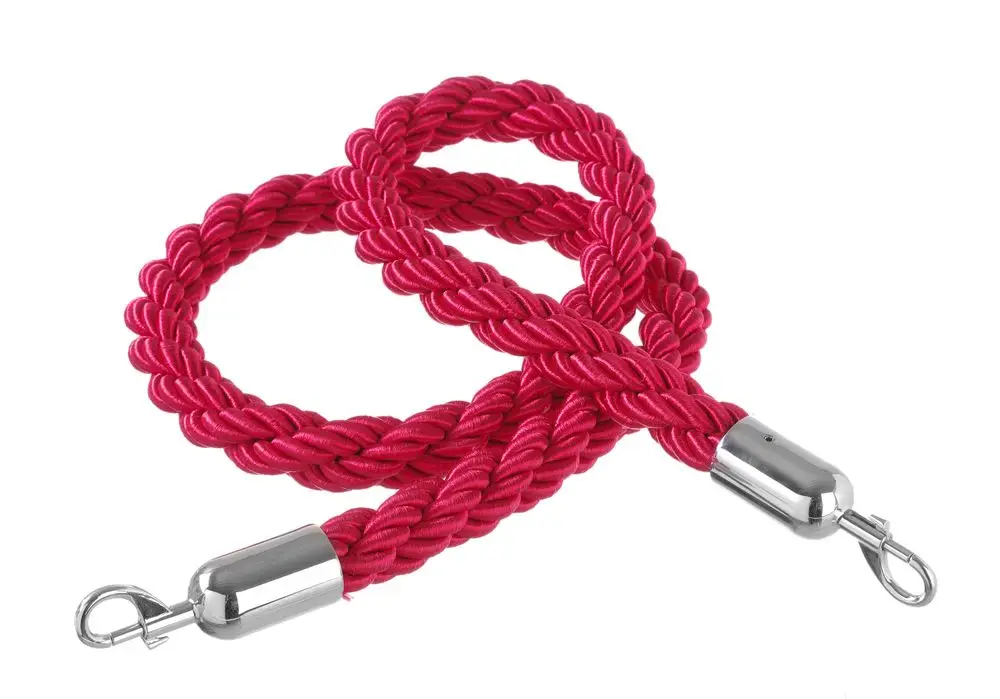 Tijdelijk Beschikbaar Afzetkoord, Hendi, Rood Met Gepolijste Haak, Rood, (l)1500mm