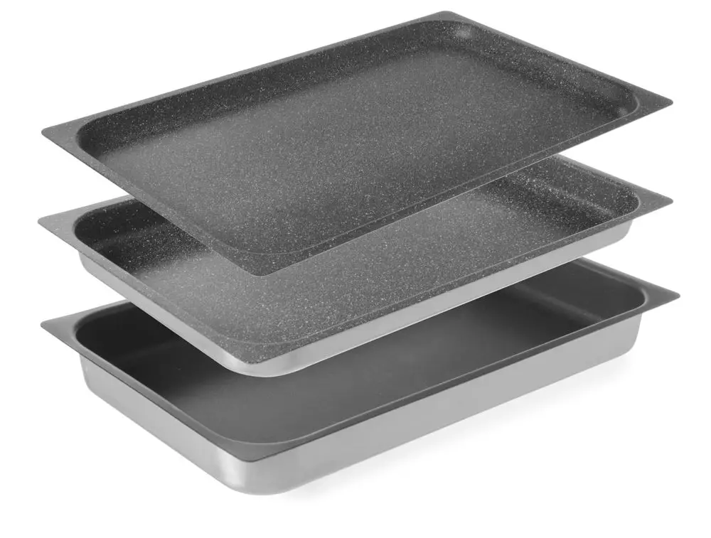 Direct Verzonden Bak Met Anti-aanbak Laag, Hendi, GN 1/1, 530x325x(h)65mm