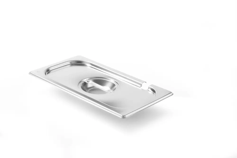 Deksel Voor GN Containers Met Lepeluitsparing, Hendi, Kitchen Line, GN 1/3, 325x176mm Uitverkoop