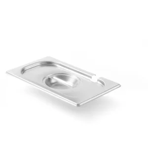 Deksel Voor GN Containers Met Lepeluitsparing, Hendi, Kitchen Line, GN 1/4, 265x162mm Lage Prijs