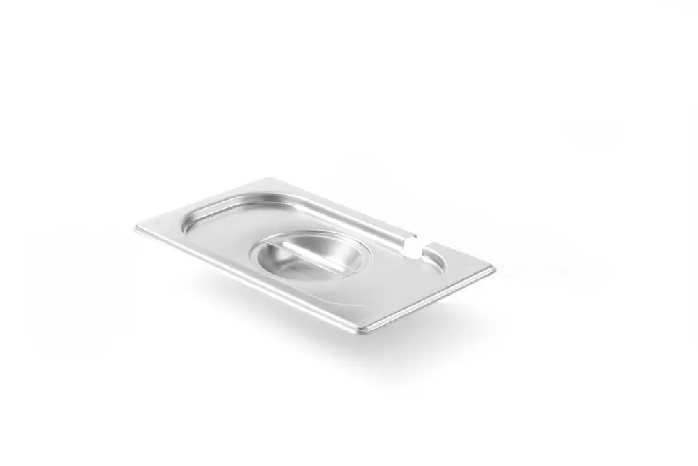 Deksel Voor GN Containers Met Lepeluitsparing, Hendi, Kitchen Line, GN 1/4, 265x162mm Lage Prijs