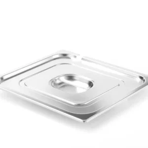 Speciale Aanbieding Deksel Voor GN Containers Met Lepeluitsparing, Hendi, Profi Line, GN 2/3, 354x325mm