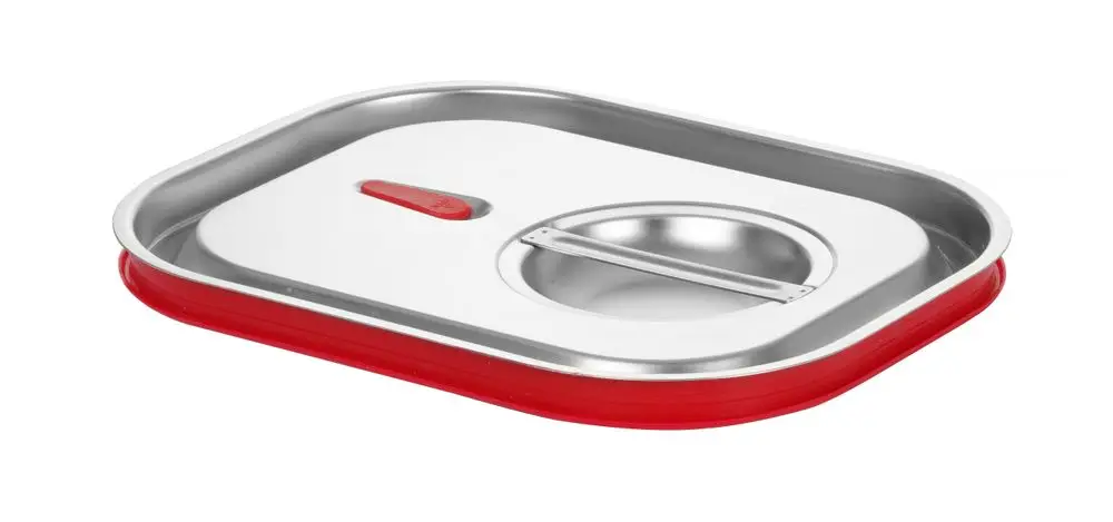 Premium Deksel Voor GN Containers Met Siliconenrand, Hendi, Kitchen Line, GN 1/2, 265x325mm