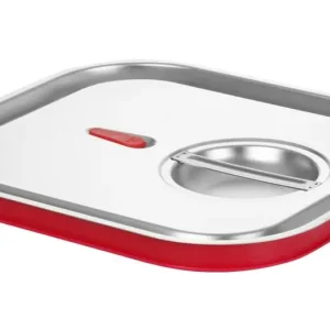 Deksel Voor GN Containers Met Siliconenrand, Hendi, Kitchen Line, GN 2/3, 354x325mm Beste Prijs