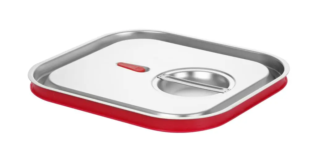 Deksel Voor GN Containers Met Siliconenrand, Hendi, Kitchen Line, GN 2/3, 354x325mm Beste Prijs