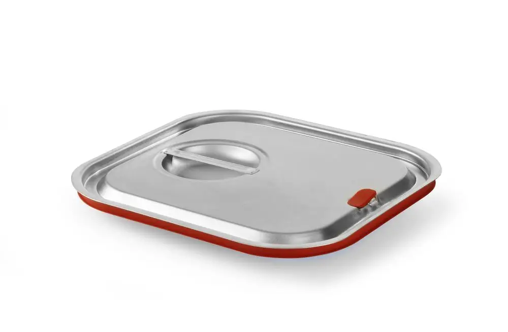 Deksel Voor GN Containers Met Siliconenrand, Hendi, Kitchen Line, GN 2/3, 354x325mm Favoriet
