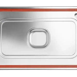 Deksel Voor GN Containers Met Siliconenrand, Hendi, Profi Line, GN 1/1, 530x325mm Hoge Kwaliteit