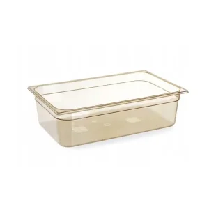 Container GN 1/1 Hoge Temperatuur Bestendigheid, Hendi, GN 1/1, 9L, Transparant, 530x325x(h)65mm Premium