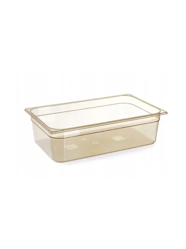 Container GN 1/1 Hoge Temperatuur Bestendigheid, Hendi, GN 1/1, 9L, Transparant, 530x325x(h)65mm Premium